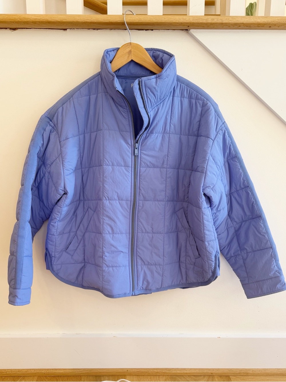 Roxy Periwinkle Quilted Puffer Jacket